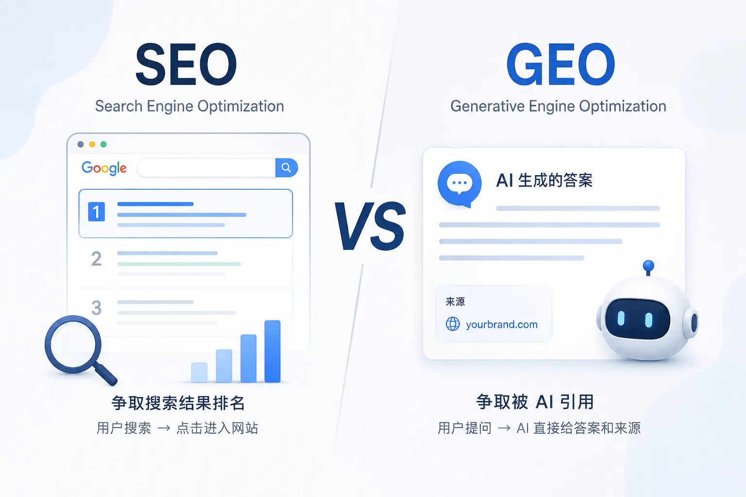 SEO 和 GEO 的优化逻辑差异大吗？