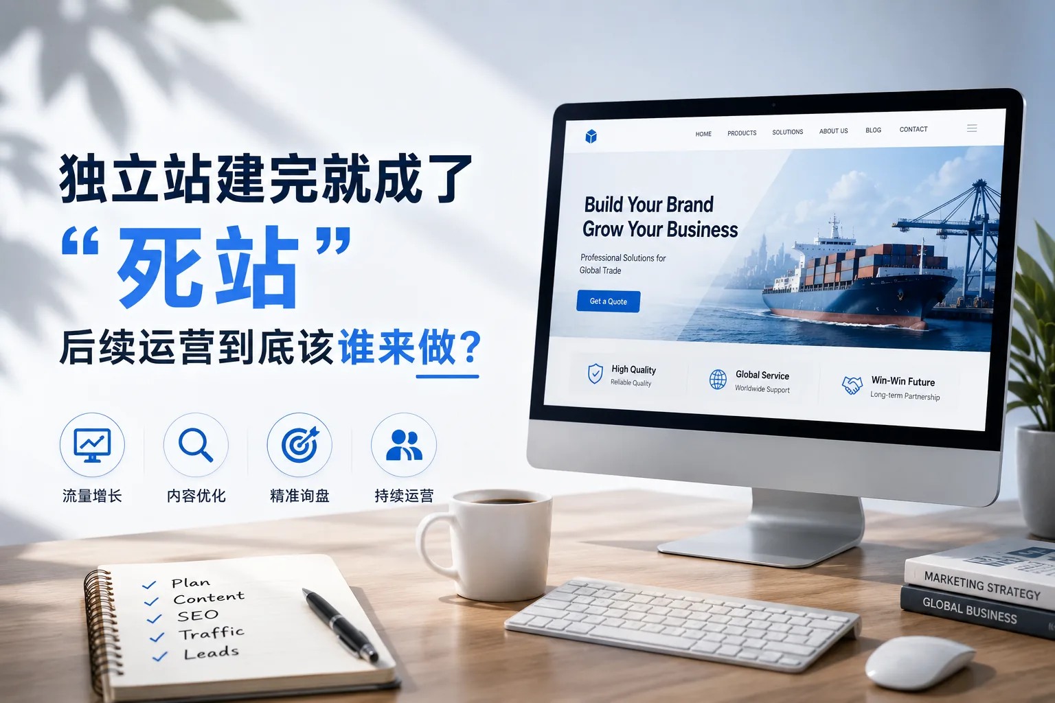 独立站建完就成了死站，后续运营到底该谁来做