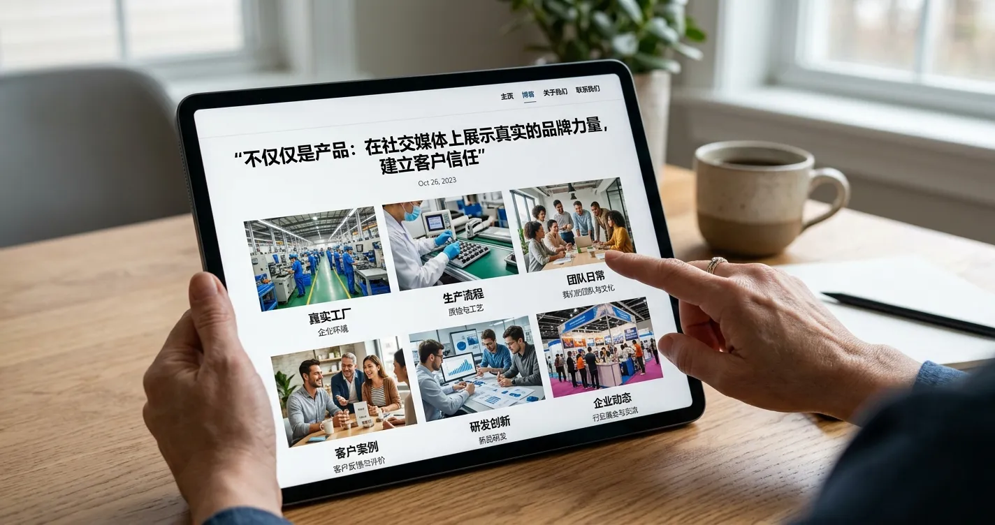 图2：客户浏览 Facebook Page，并不是为了看产品.webp