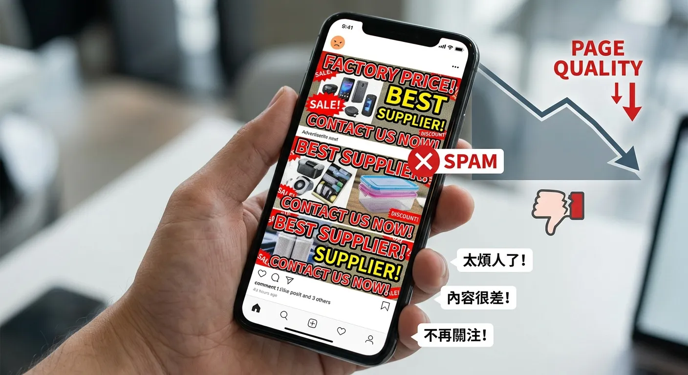 1784788679317904.webp 5.发布过度营销或低质量内容.webp